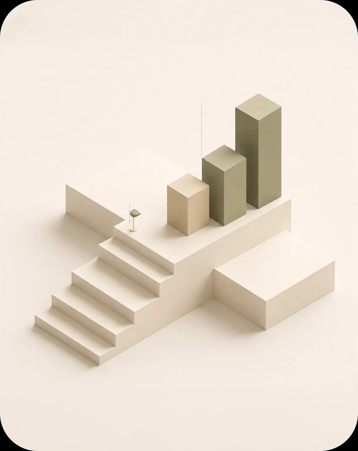Data visualisation — orange growth analytics chart
