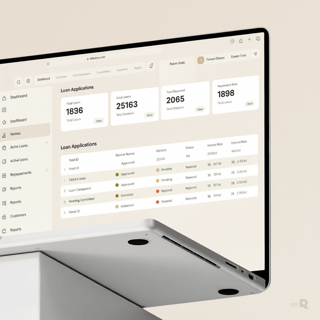 Loan lifecycle management dashboard