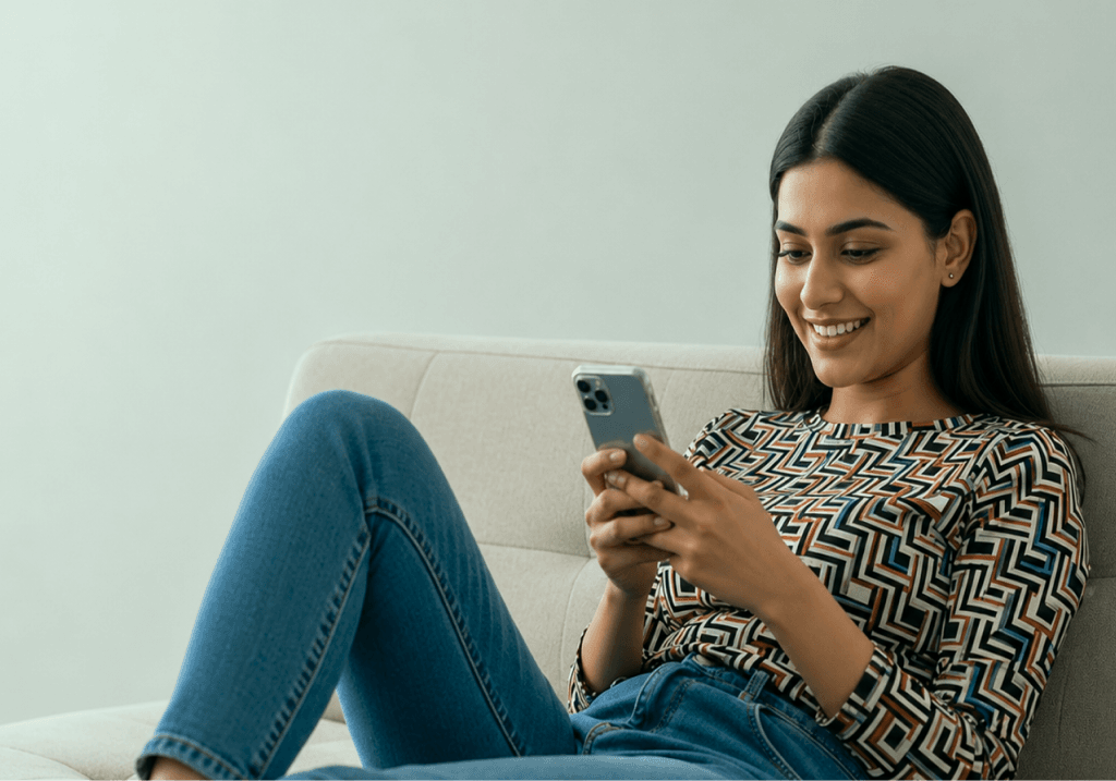 Borrower using a digital onboarding app